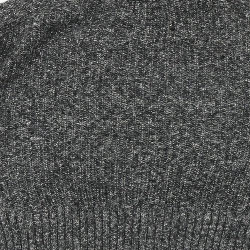 H&M Womens Grey Round Neck Cotton Pullover Jumper Size M