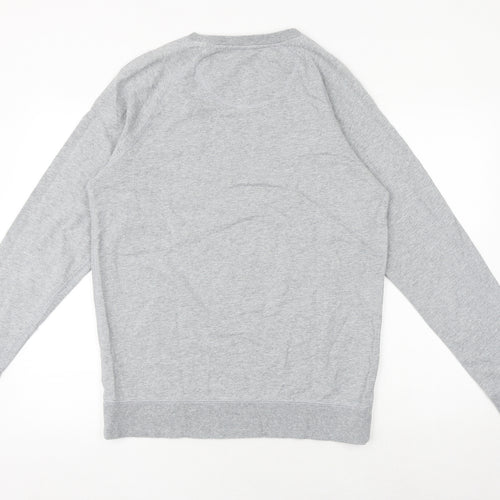 Authority Clothing Mens Grey Polyester Pullover Sweatshirt Size M
