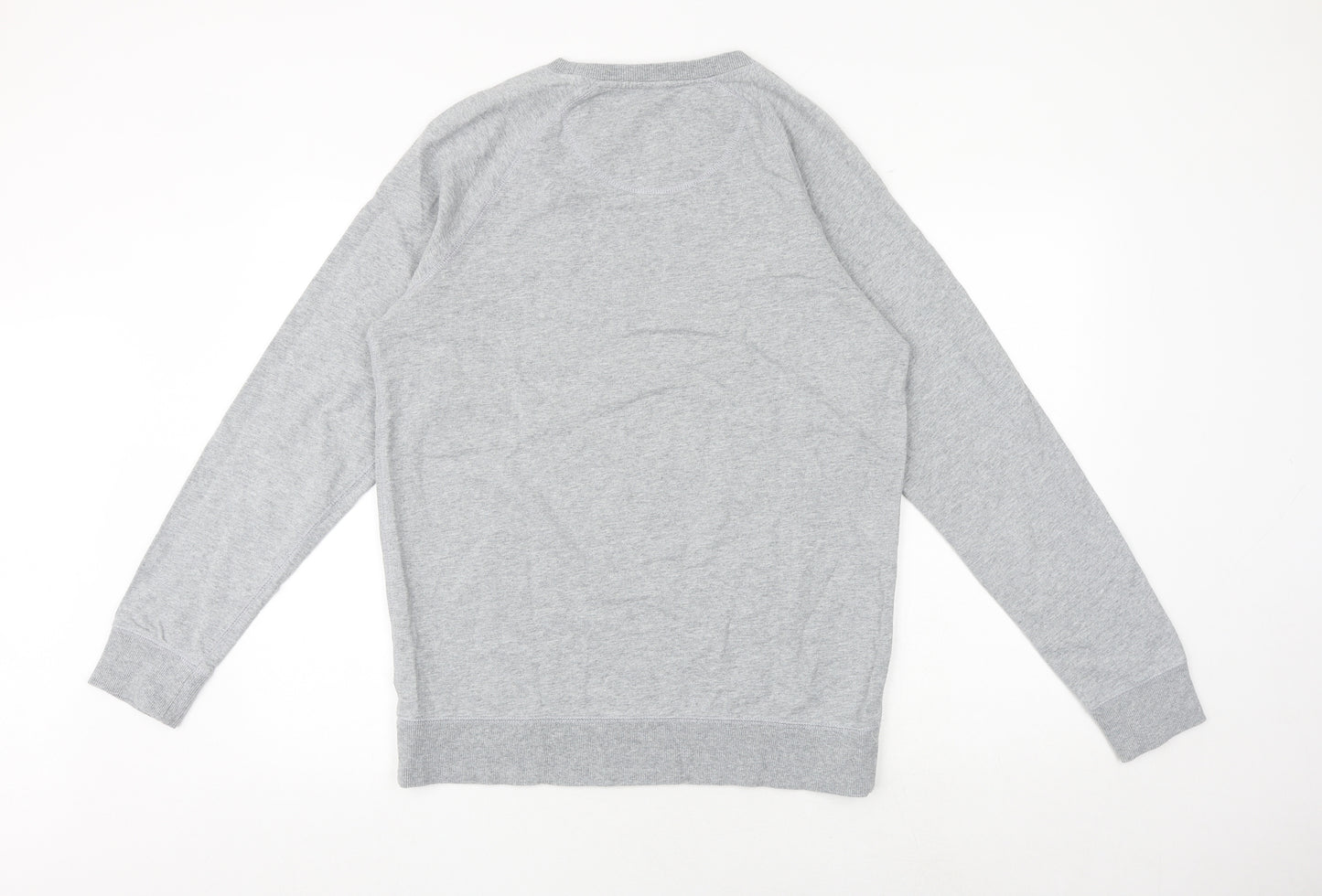 Authority Clothing Mens Grey Polyester Pullover Sweatshirt Size M