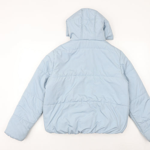 Marks and Spencer Womens Blue Puffer Jacket Jacket Size 12 Zip