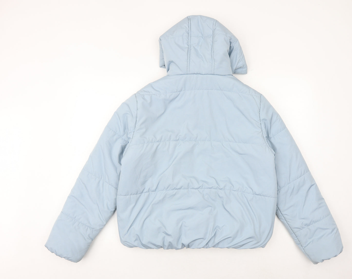 Marks and Spencer Womens Blue Puffer Jacket Jacket Size 12 Zip