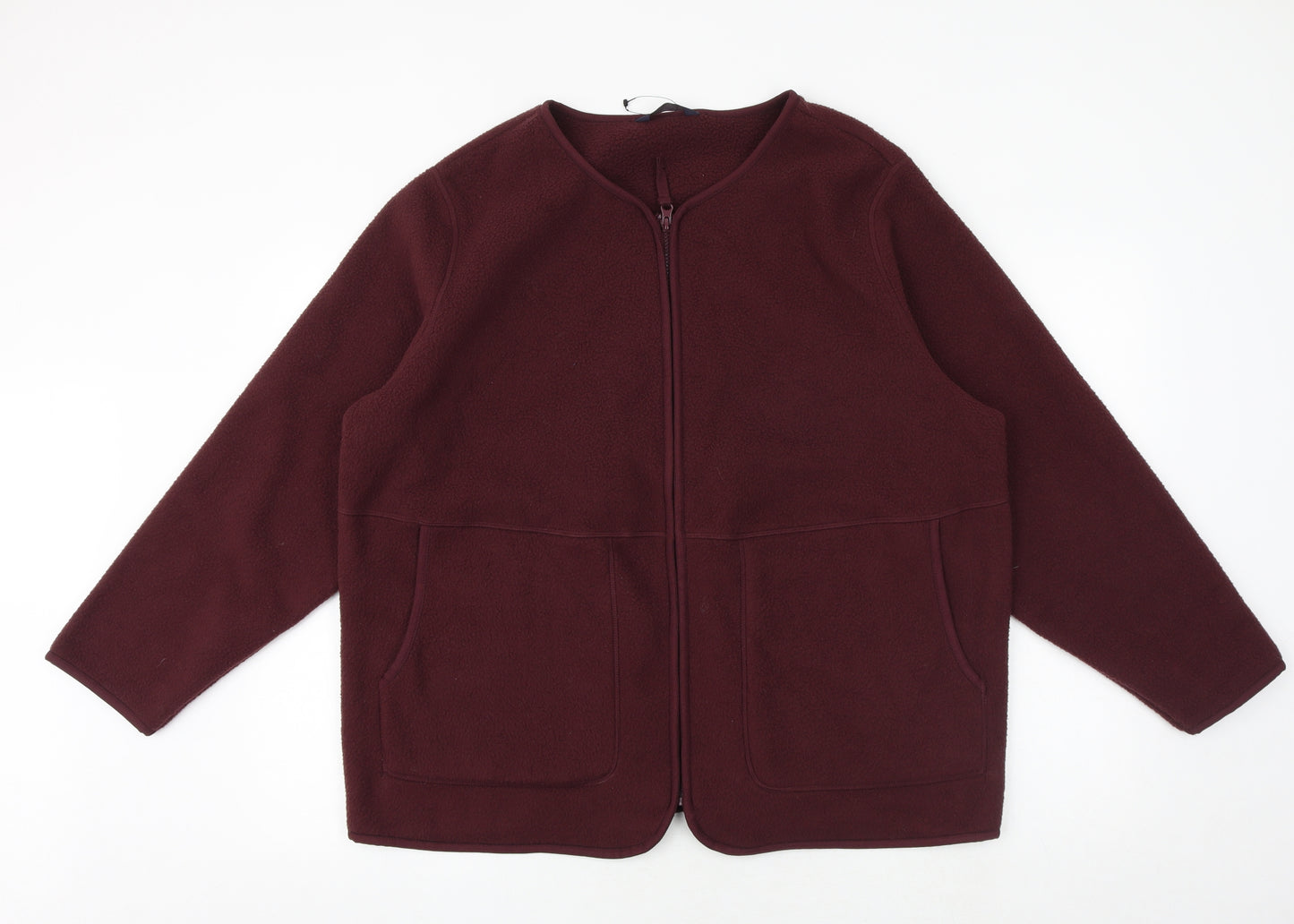 Marks and Spencer Womens Purple Jacket Size XL Zip