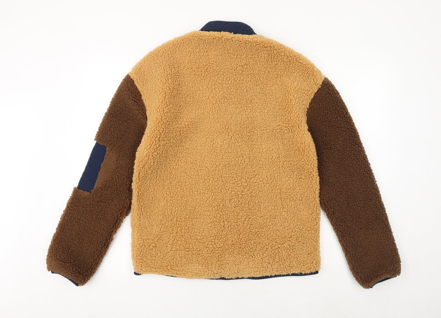 Marks and Spencer Boys Multicoloured Colourblock Jacket Size 14-15 Years Zip