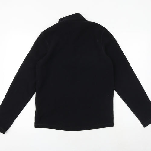 Quechua Womens Black Polyester Pullover Sweatshirt Size S Zip