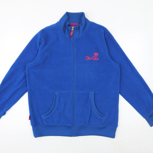 Gio Gio Womens Blue Jacket Size 14 Zip