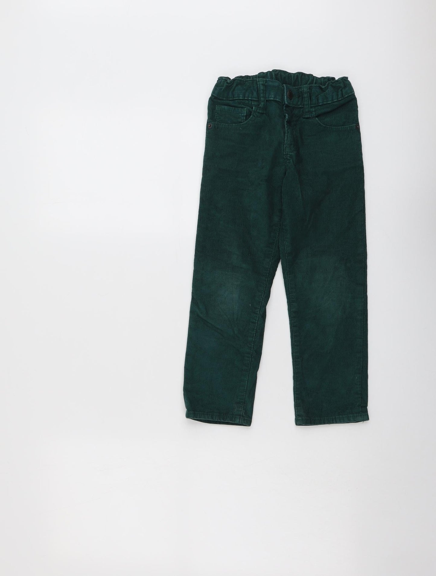 Gap Boys Green Cotton Chino Trousers Size 5 Years Regular Button