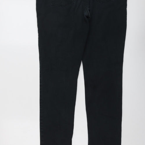 Levi's Mens Black Cotton Skinny Jeans Size 34 in L32 in Regular Button