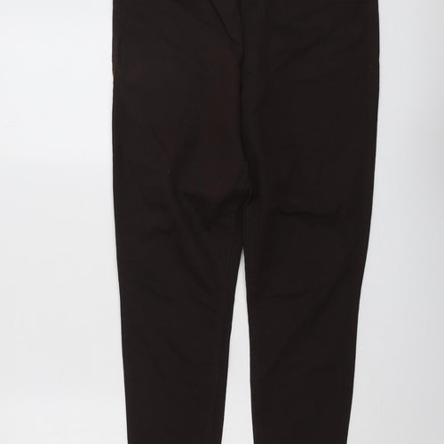 Marks and Spencer Womens Brown Cotton Jegging Jeans Size 14 L27 in Regular