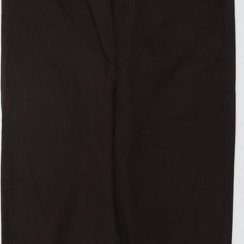 Marks and Spencer Womens Brown Cotton Jegging Jeans Size 14 L27 in Regular