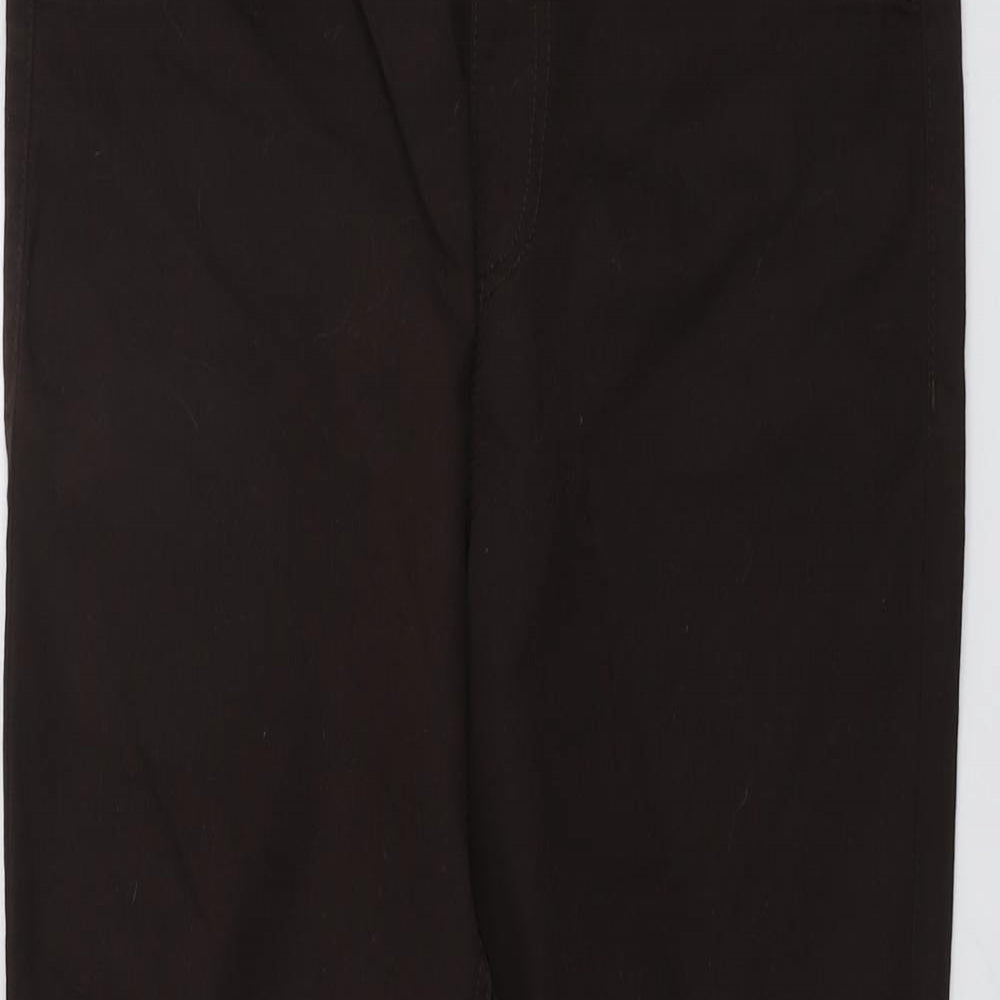 Marks and Spencer Womens Brown Cotton Jegging Jeans Size 14 L27 in Regular