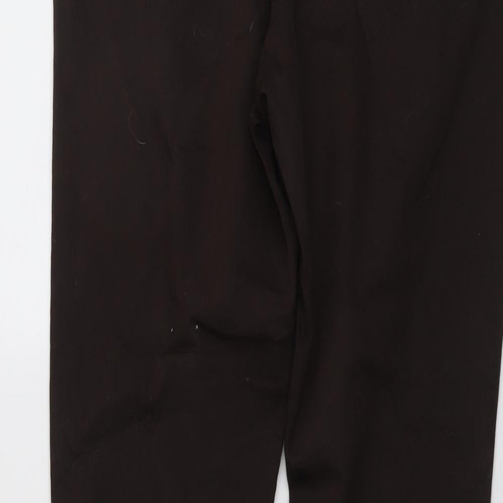 Marks and Spencer Womens Brown Cotton Jegging Jeans Size 14 L27 in Regular