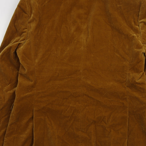 Tiger Sweden Mens Brown Cotton Jacket Blazer Size 44 Regular