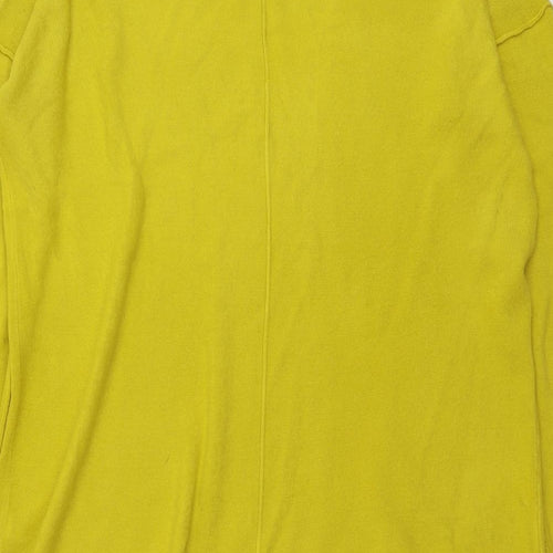 Principles Womens Yellow Round Neck Acrylic Pullover Jumper Size 14