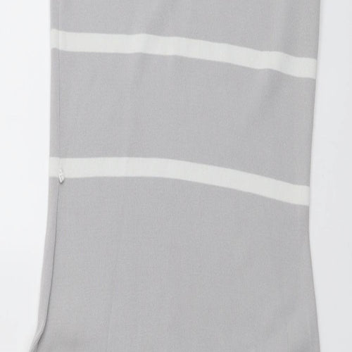 Grace Womens Grey Viscose A-Line Size S Round Neck Pullover