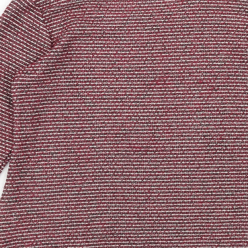 Epilogue Womens Pink Round Neck Polyester Pullover Jumper Size 14