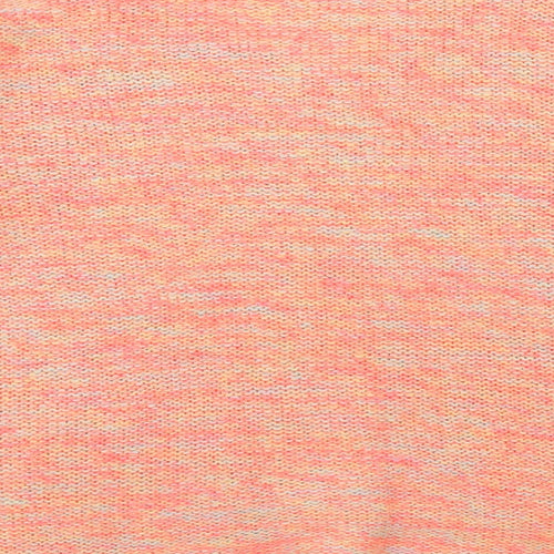 H&M Womens Pink V-Neck Acrylic Pullover Jumper Size L