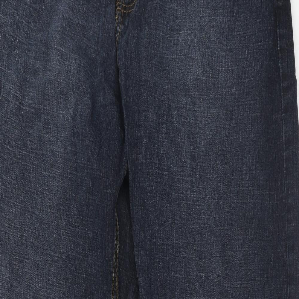 Urban Star Mens Blue Cotton Straight Jeans Size 34 in L34 in Regular Zip