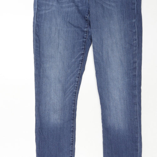 Gap Mens Blue Cotton Skinny Jeans Size 31 in Regular Zip - Long Leg