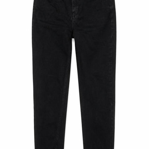 Topshop Womens Black Cotton Skinny Jeans Size 26 in L30 in Regular Zip