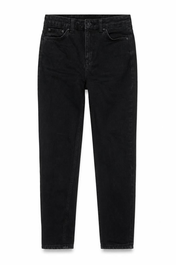 Topshop Womens Black Cotton Skinny Jeans Size 26 in L30 in Regular Zip