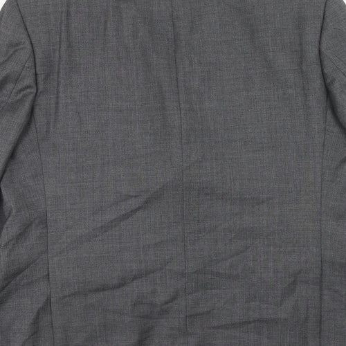 Digel Mens Grey Wool Jacket Suit Jacket Size 42 Regular