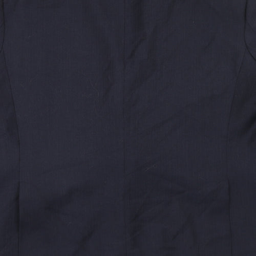 Marks and Spencer Mens Blue Wool Jacket Suit Jacket Size 48 Regular