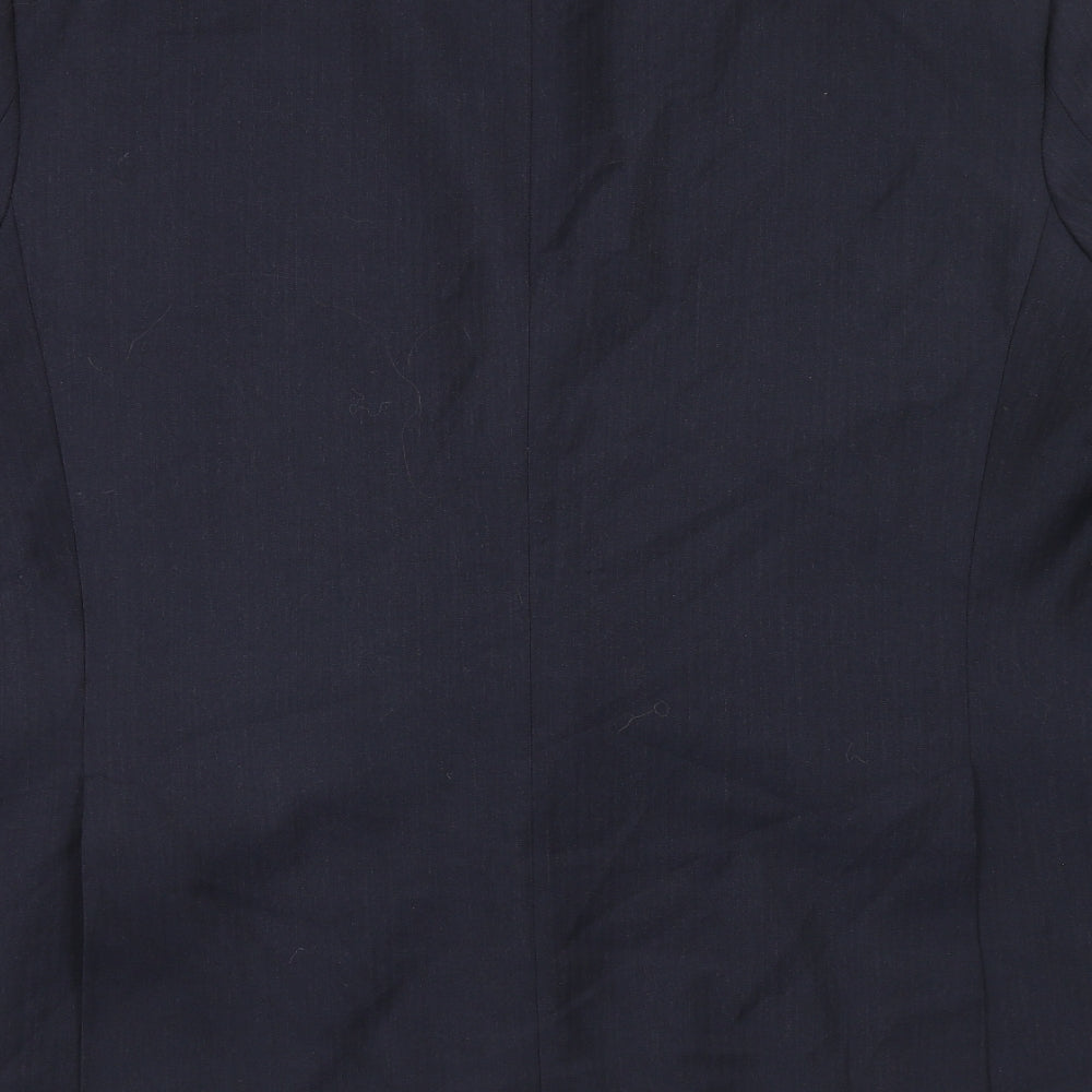 Marks and Spencer Mens Blue Wool Jacket Suit Jacket Size 48 Regular