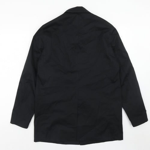 Marks and Spencer Mens Black Jacket Size M Button