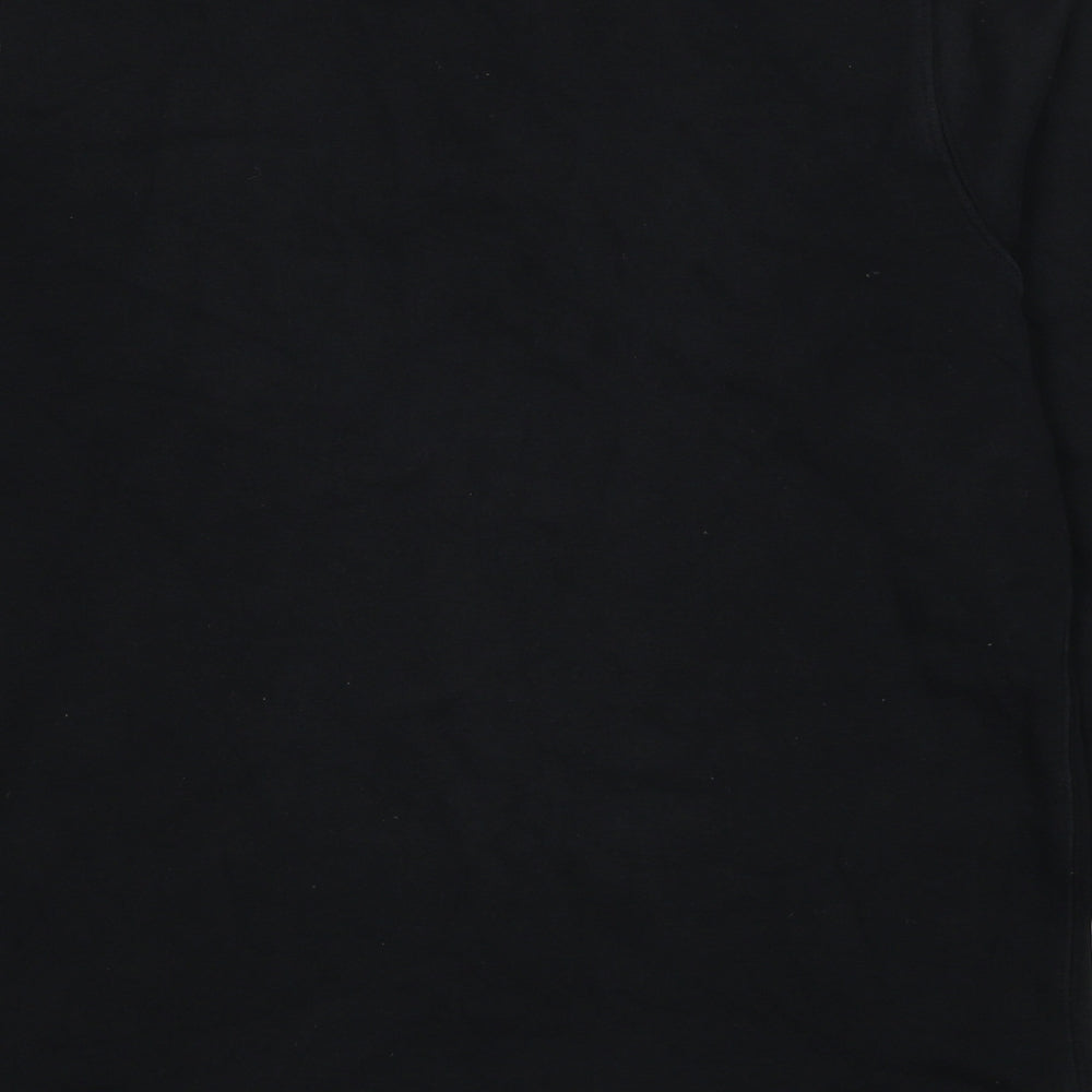 Nike Mens Black Cotton Pullover Sweatshirt Size M