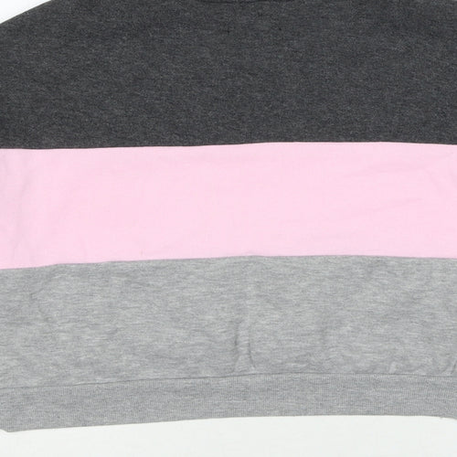 Brave Soul Womens Multicoloured Colourblock Polyester Pullover Sweatshirt Size XS Pullover