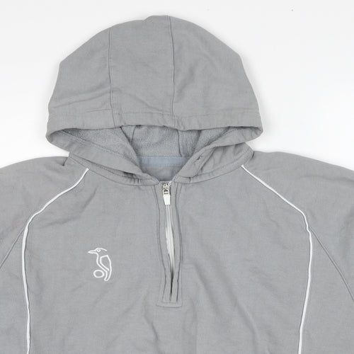 Kookaburra Womens Grey Polyester Pullover Hoodie Size XS Pullover