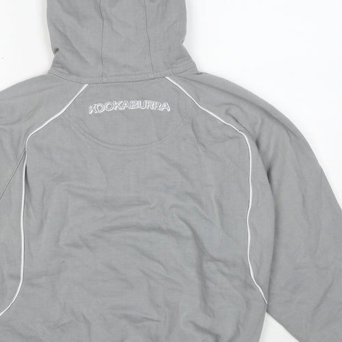 Kookaburra Womens Grey Polyester Pullover Hoodie Size XS Pullover