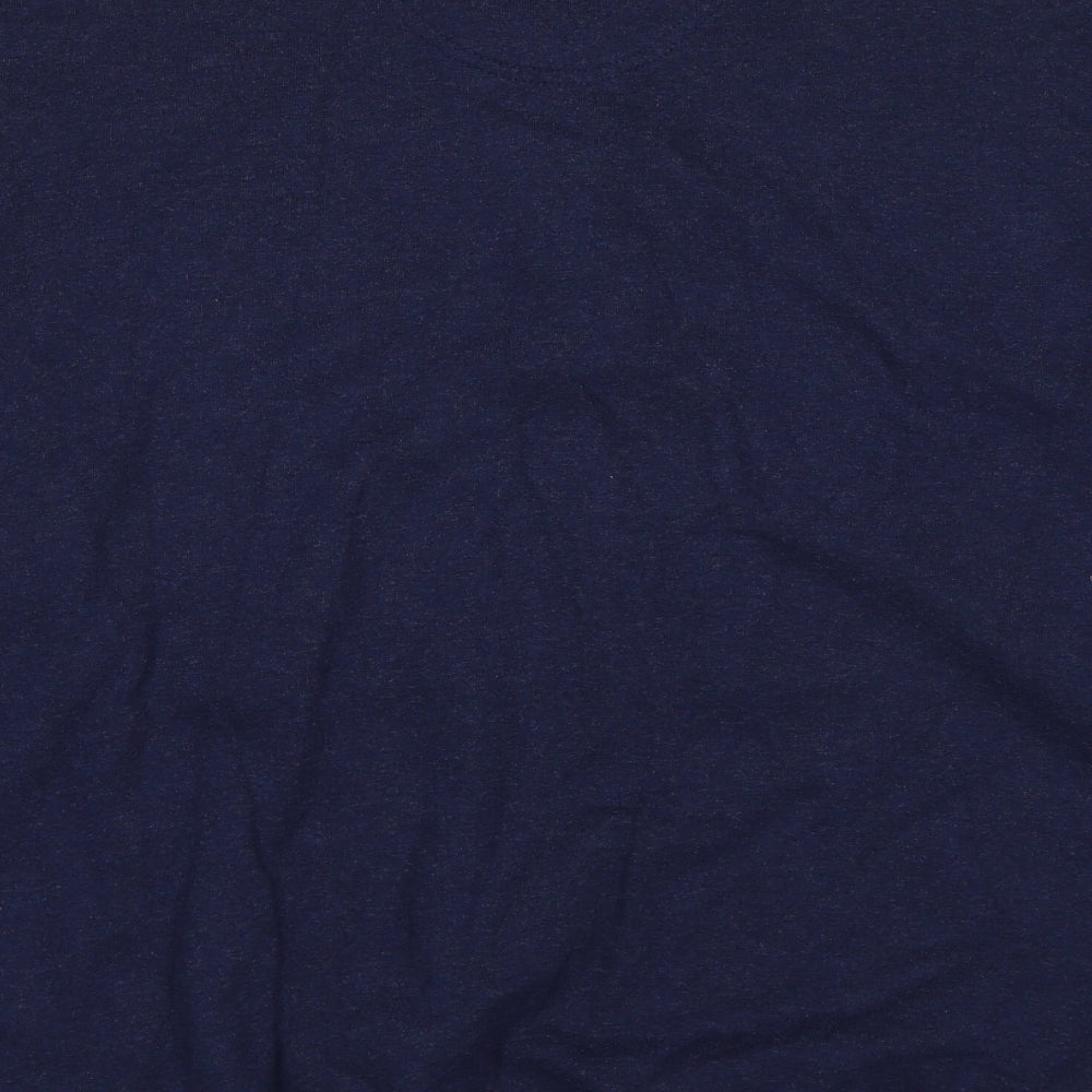 Marks and Spencer Mens Blue Cotton Pullover Sweatshirt Size L