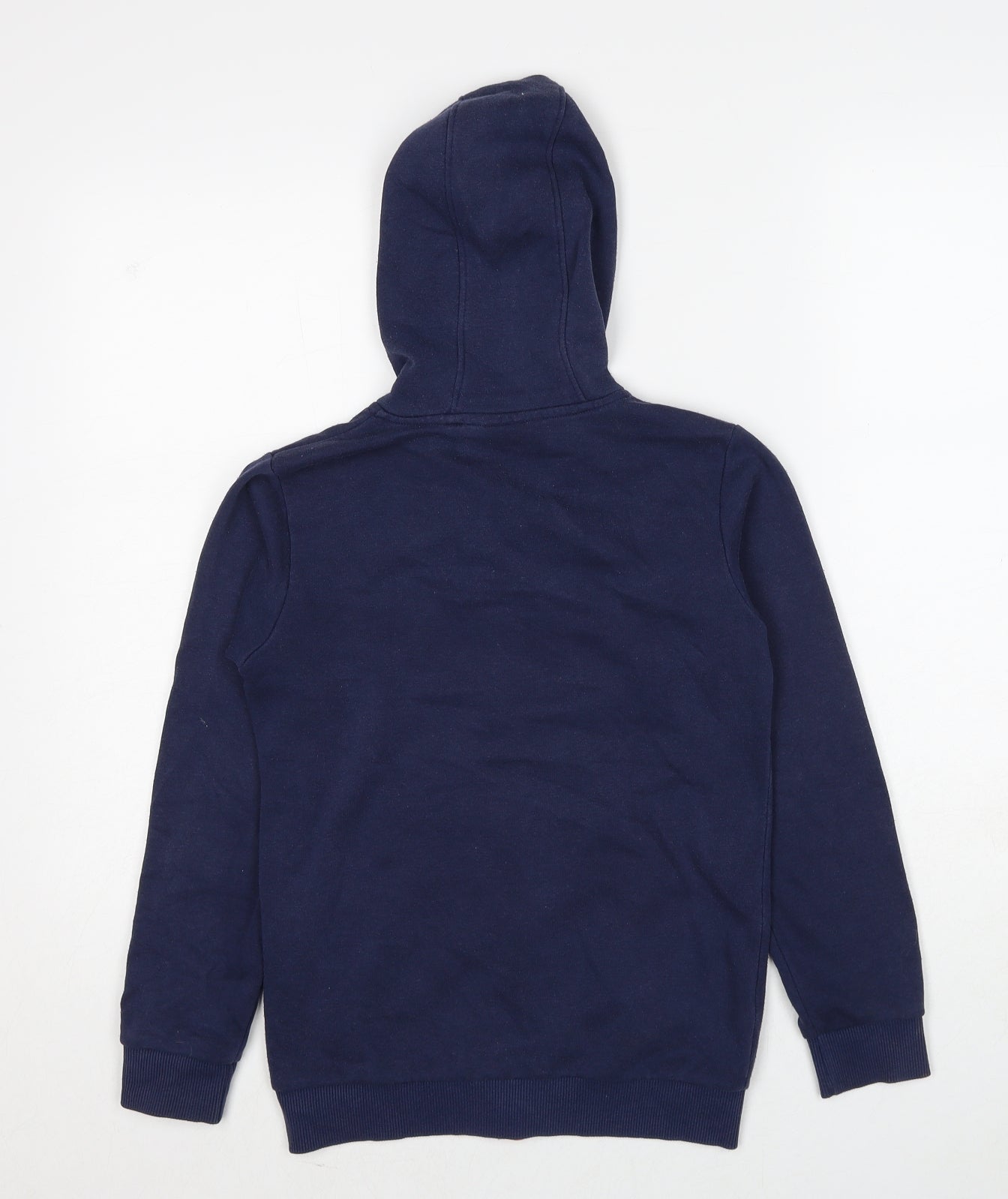 Mountain Warehouse Boys Blue Cotton Full Zip Hoodie Size 9-10 Years Zip