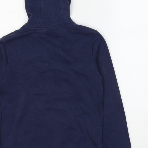 Mountain Warehouse Boys Blue Cotton Full Zip Hoodie Size 9-10 Years Zip
