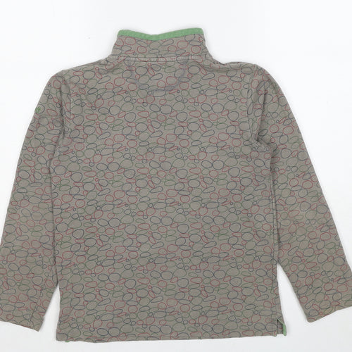 Seasalt Boys Multicoloured Geometric Cotton Pullover Sweatshirt Size 11-12 Years Pullover