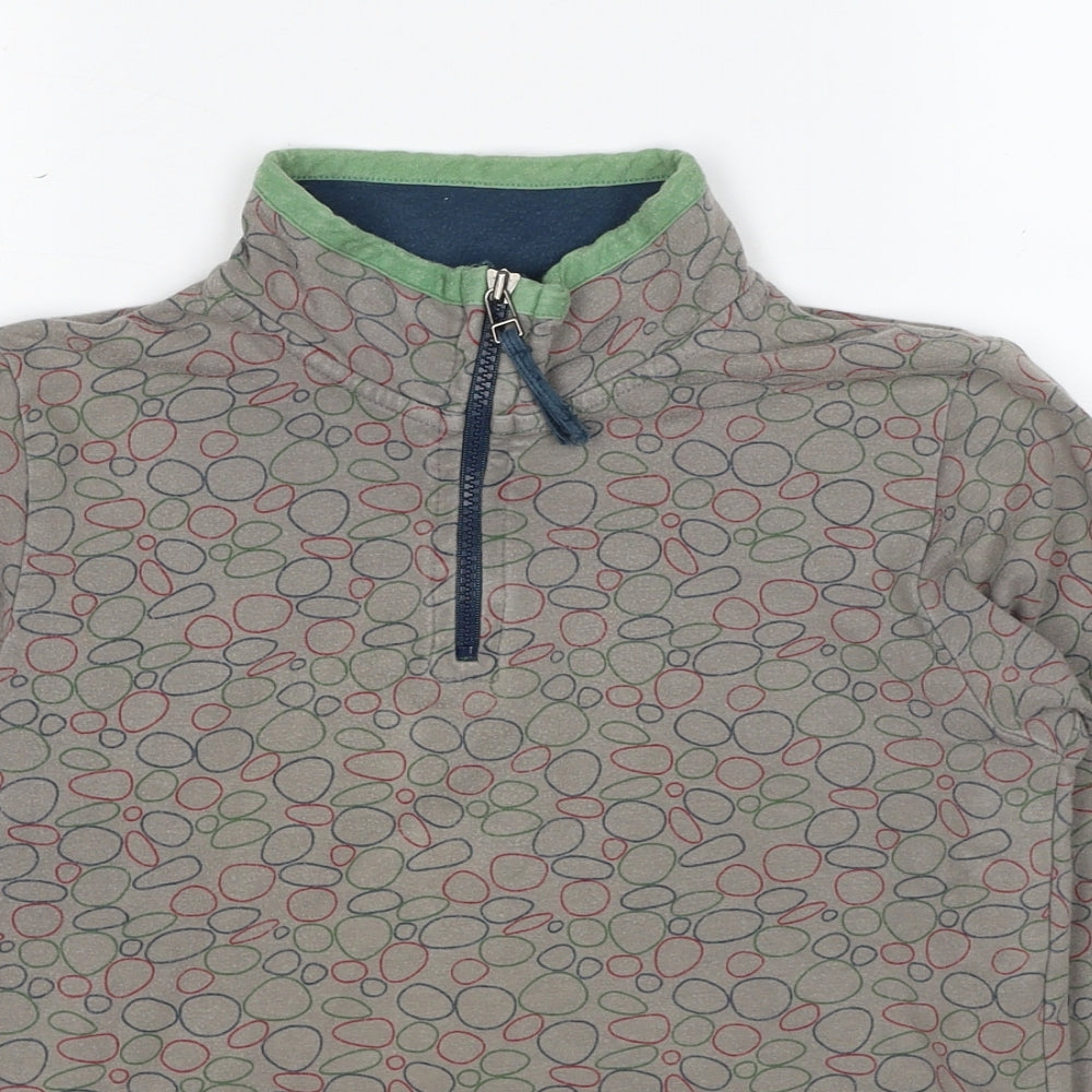 Seasalt Boys Multicoloured Geometric Cotton Pullover Sweatshirt Size 11-12 Years Pullover