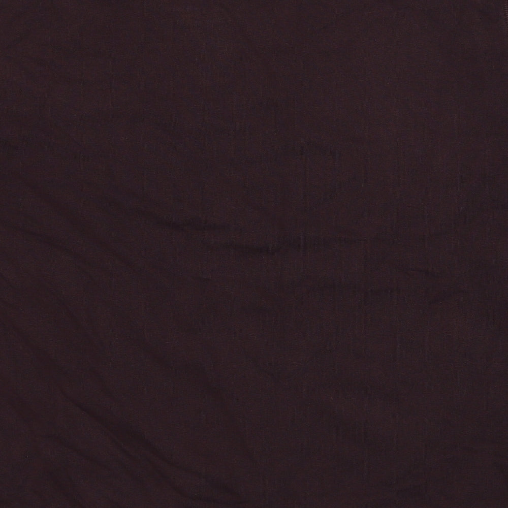 Marks and Spencer Mens Red Cotton Pullover Sweatshirt Size L