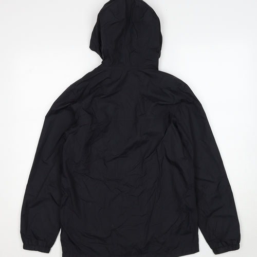 The North Face Boys Black Windbreaker Jacket Size L Zip