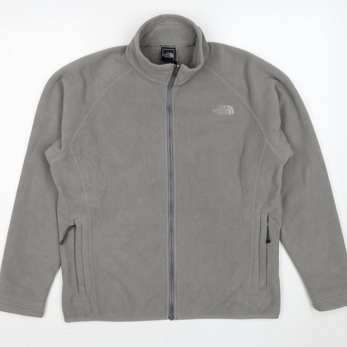 The North Face Mens Grey Jacket Size M Zip