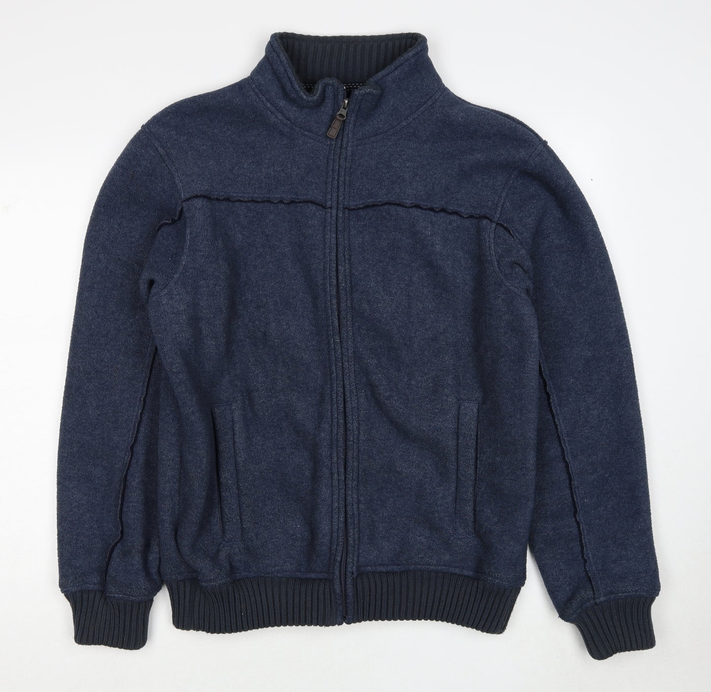 Burton Mens Blue Bomber Jacket Jacket Size M Zip