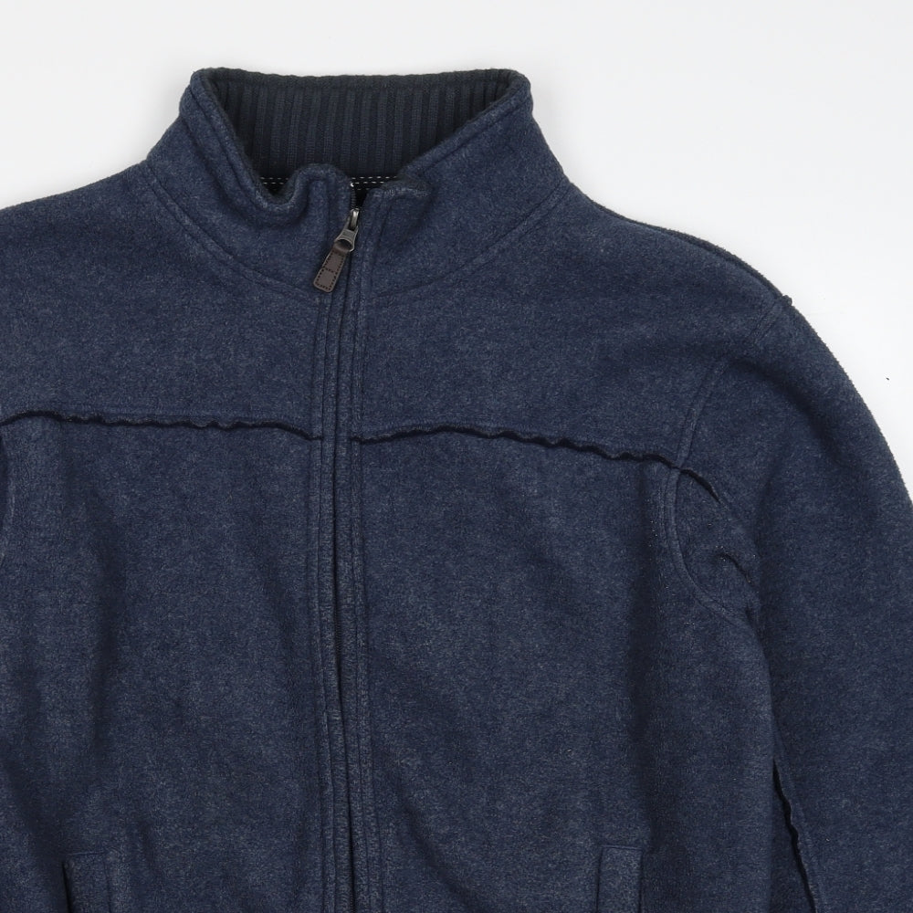 Burton Mens Blue Bomber Jacket Jacket Size M Zip