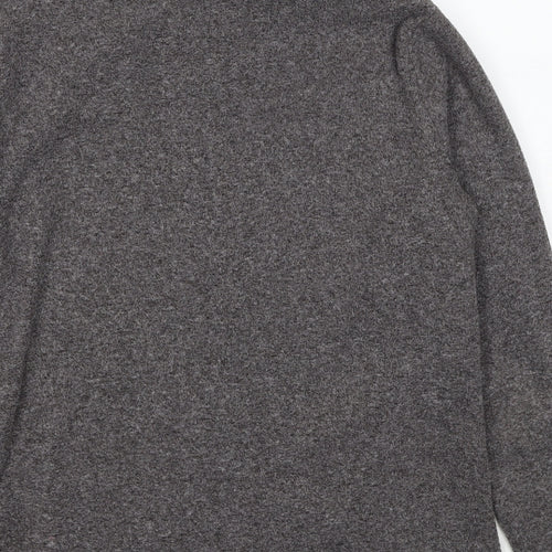 Marks and Spencer Womens Grey Geometric Jacket Size 12 Zip