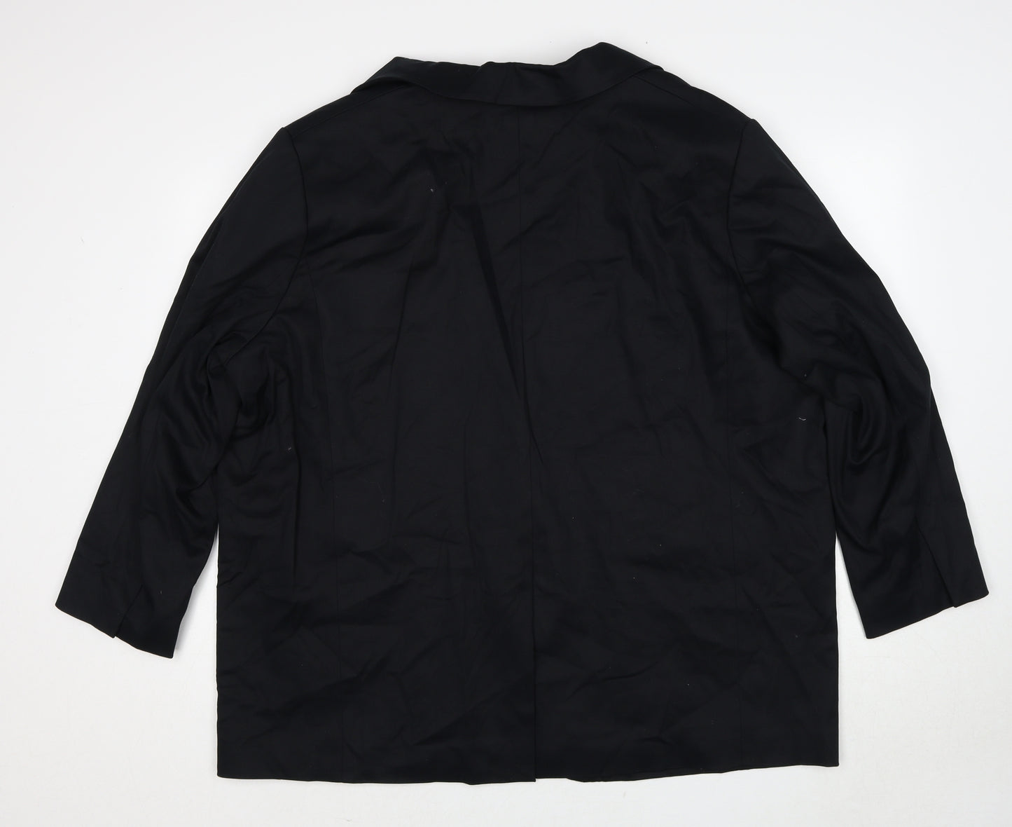 Marks and Spencer Womens Black Lyocell Jacket Suit Jacket Size 22