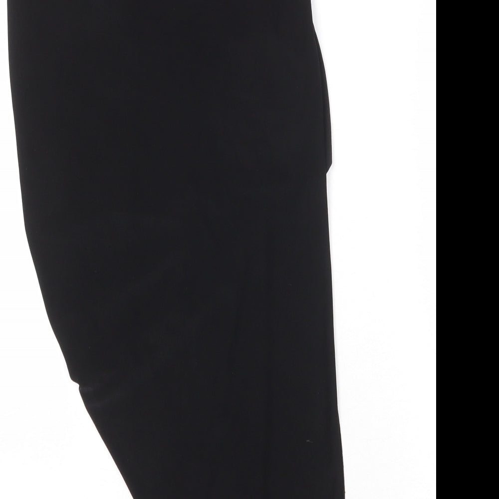 New Look Womens Black Polyester Bandage Skirt Size 10