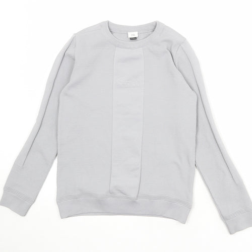 River Island Boys Grey Polyester Pullover Sweatshirt Size 11-12 Years Pullover