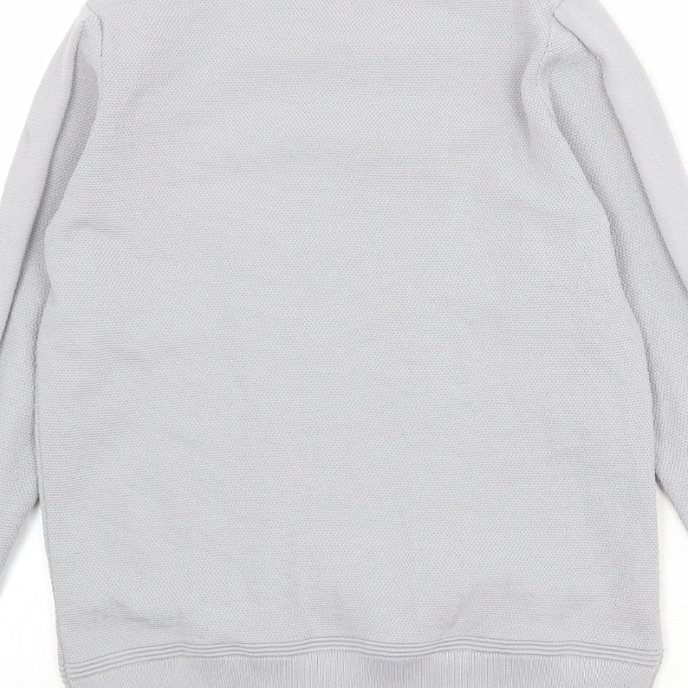 River Island Boys Grey Polyester Pullover Sweatshirt Size 11-12 Years Pullover