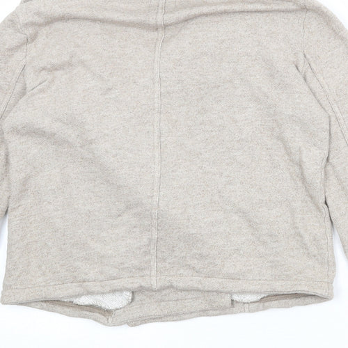 Gap Womens Beige Biker Jacket Size S Zip