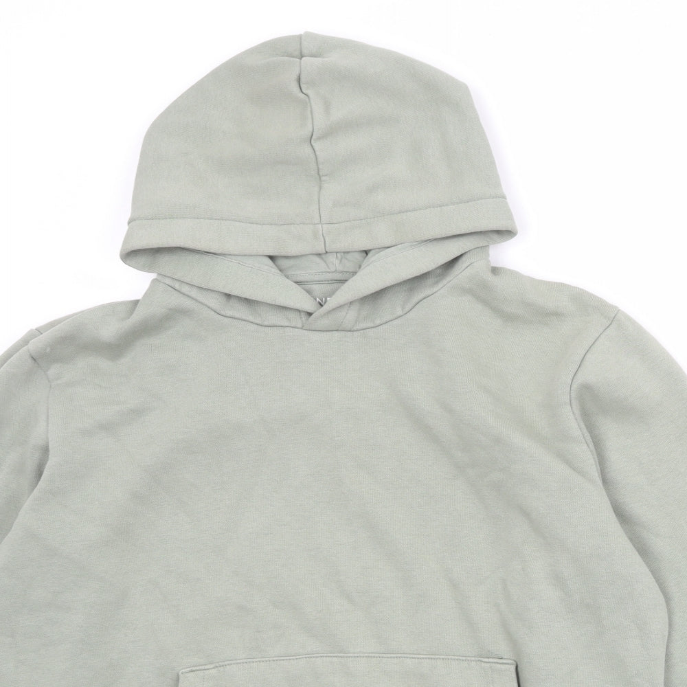 NEXT Mens Green Cotton Pullover Hoodie Size M