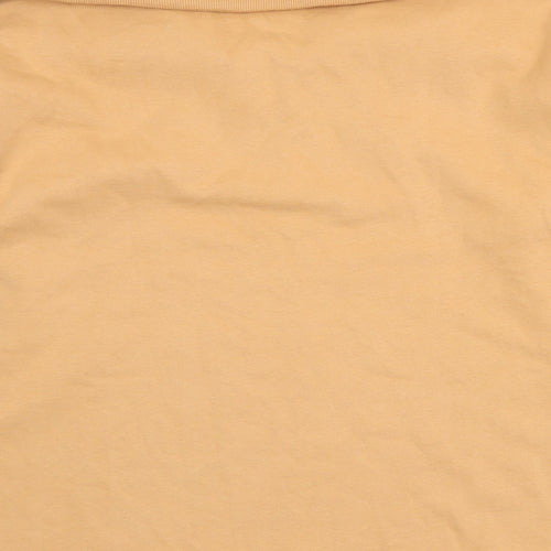 NEXT Womens Orange Cotton Pullover Sweatshirt Size L Zip